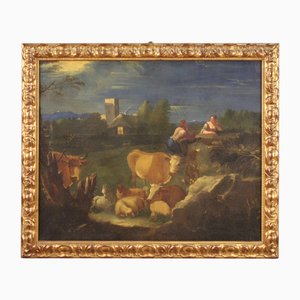 Bucolic Landscape, 1770s, Oil on Canvas