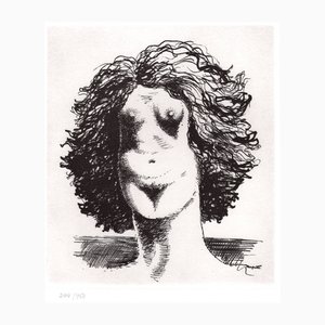 René Magritte, René Magritte, Original Etching, 1934-2003 The Rape, 2003, Etching & Paper