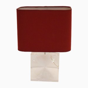 Vintage Tischlampe aus Acryl von Romeo Rega, 1970er