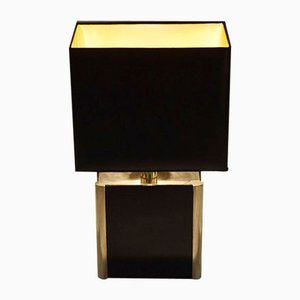 Vintage Acrylic Glass and Metal Table Lamp from Romeo Rega, 1970s