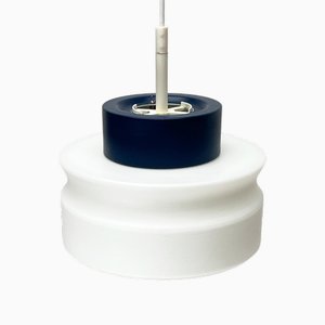 Mid-Century Space Age German Glass Pendant Lamp from Staff, 1970s