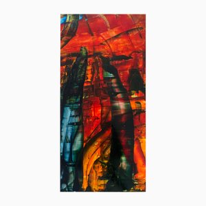 Monika Rossa, Modalidad 17, 2024, Acrílicos sobre tabla