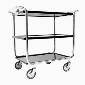 Swiss Vintage Bauhaus Tea Cart by Bigla, 1940