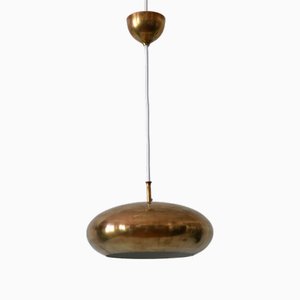 Mid-Century Modern Brass Pendant Lamp by Falkenbergs Belysning, Sweden, 1960s