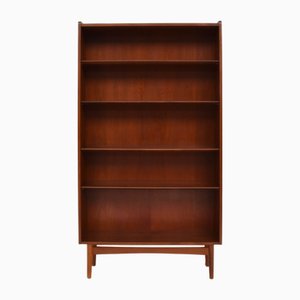 Minimal Danish Teak Bookcase by Johannes Sorth, Denmark, 1960s