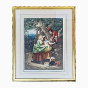 Louis Busiere, Henry Thomson, Summer, 1936, Antikes Glas & Holz & Papier, Gerahmt