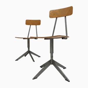 Verstellbarer Vintage Schreibtischstuhl, 1960er