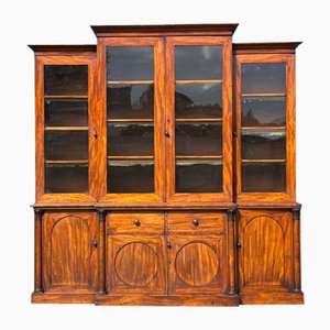 Librería William IV antigua de caoba, 1835
