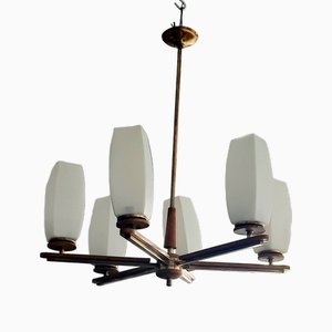 Ceiling Light by Uno & Osten Kristiansson for Luxus, 1960s