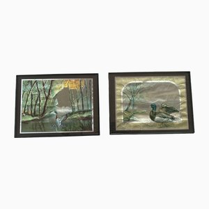 F.A.Betteridge, Wild Birds, 1980s, Set of 2