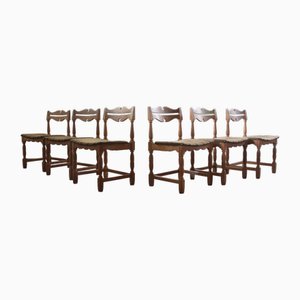 Vintage Dining Room Chiars by Henning Kjærnulf, 1960s, Set of 6