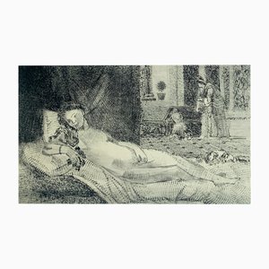 Pawel Zablocki, Four Classic Nudes, 2024, Aguafuerte y papel