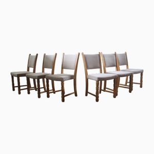 Danish Oak Dining Chairs by Henning Kjærnulf, 1960s, Set of 6