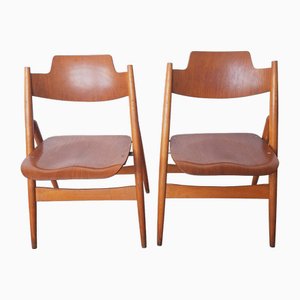 Sedie pieghevoli vintage di Egon Eiermann per Wilde & Spieth, anni '60, set di 2