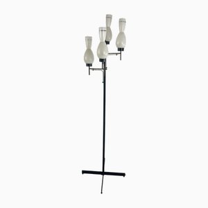 Lampadaire à Quatre Lampes Mid-Century, 1950s