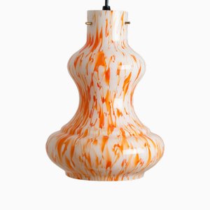 Lámpara colgante de cristal de Murano de Massimo Vignelli para Venini, 1960