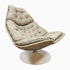 Silla giratoria holandesa vintage de Geoffrey Harcourt para Artifort, años 70