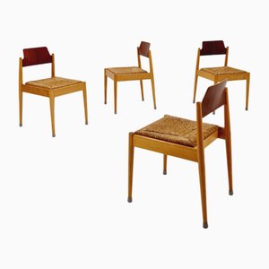 Vintage German Dining Chair in Teak by Egon Eiermann for Wilde and Spieth, 1950s