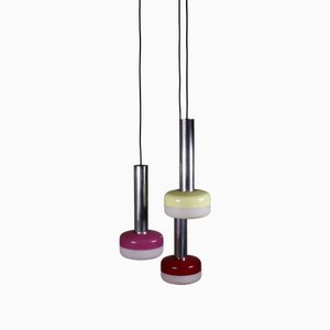 Coloured Chandelier from Stilnovo, 1960s