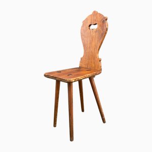 Chaise Alpine en Sapin, 1850s
