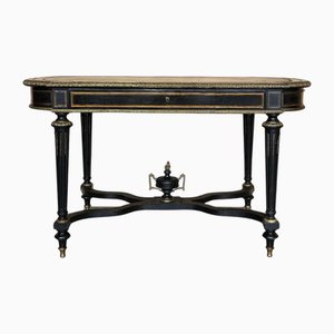 Napoleon III Ebonized Writing Desk Table, 1850s