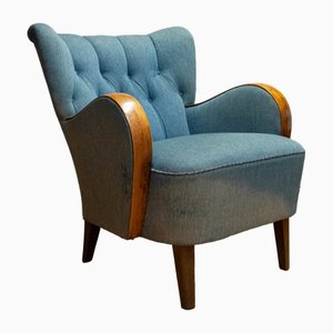 Art Deco Modern Armchair, 1940s