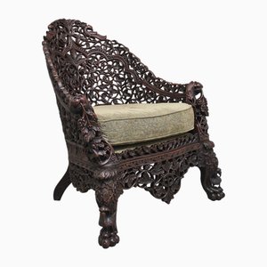 19th Century Anglo-Indian Armchair, 1880s