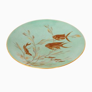 Centro de mesa Craquelé Art Déco de Fritz Von Stockmayer para Rosenthal Selb, Alemania, años 30