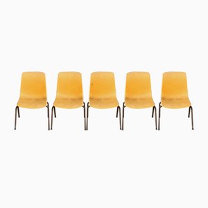 Vintage Childrens Chairs from Grosfillex, France, 1950s, Set of 5