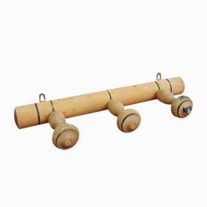 Perchero de pared vintage de bambú sintético, años 20