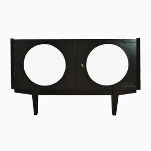 Mueble polaco con motivo Op Art, 1965