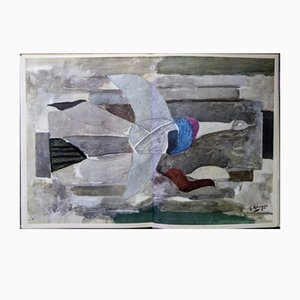 Georges Braque, Uccelli, 1955, Litografia