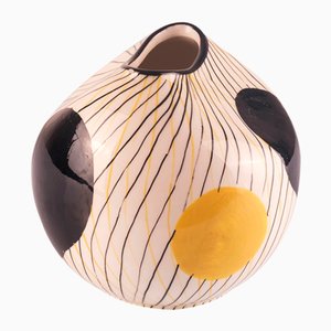Vaso Hawaii scultoreo in ceramica di Elfi Stadler per Schramberg, Germania