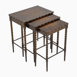 Swedish Nesting Tables, 1930s, Set of 3