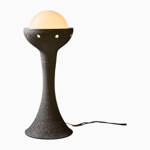 Stehlampe aus Naturkeramik von Bega, 1960er
