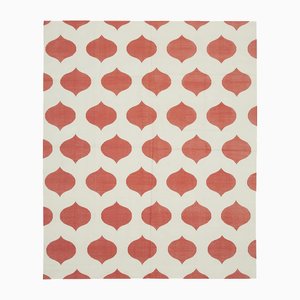 Flachgewebter Dhurrie Teppich