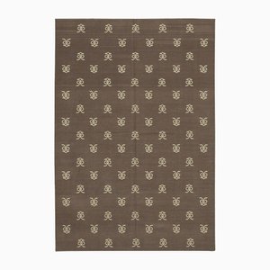 Flachgewebter Vintage Dhurrie Teppich