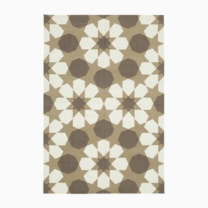 Flachgewebter Vintage Dhurrie Teppich
