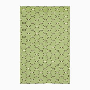 Flachgewebter Vintage Dhurrie Teppich