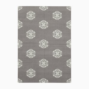 Flachgewebter Vintage Dhurrie Teppich