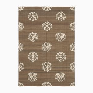 Flachgewebter Vintage Dhurrie Teppich