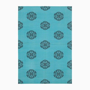 Flachgewebter Vintage Dhurrie Teppich