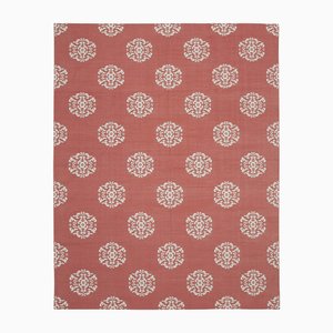 Flachgewebter Vintage Dhurrie Teppich