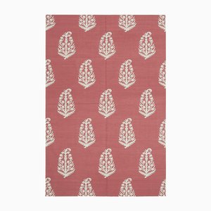 Flachgewebter Vintage Dhurrie Teppich