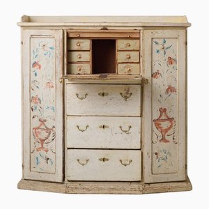 Antique Swedish Sideboard with Desk