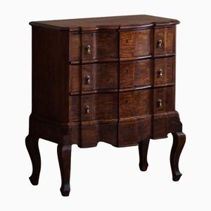 Antique Danish Chest of Drawers in Oak, Late 19th Century