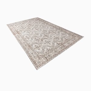 Tapis Vintage en Coton et Laine