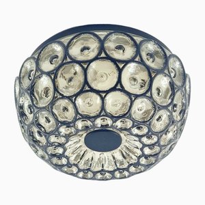 Mid-Century German Glass Ceiling Light from Limburg, 1960s