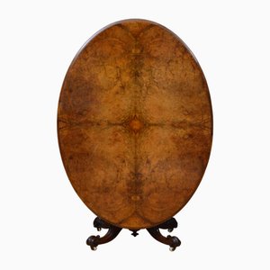 Victorian Burr Walnut Centre Table, 1870
