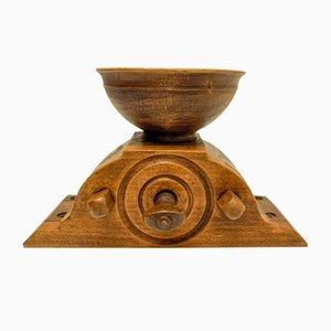 Antike französische Kaffeemühle aus Holz, 1873